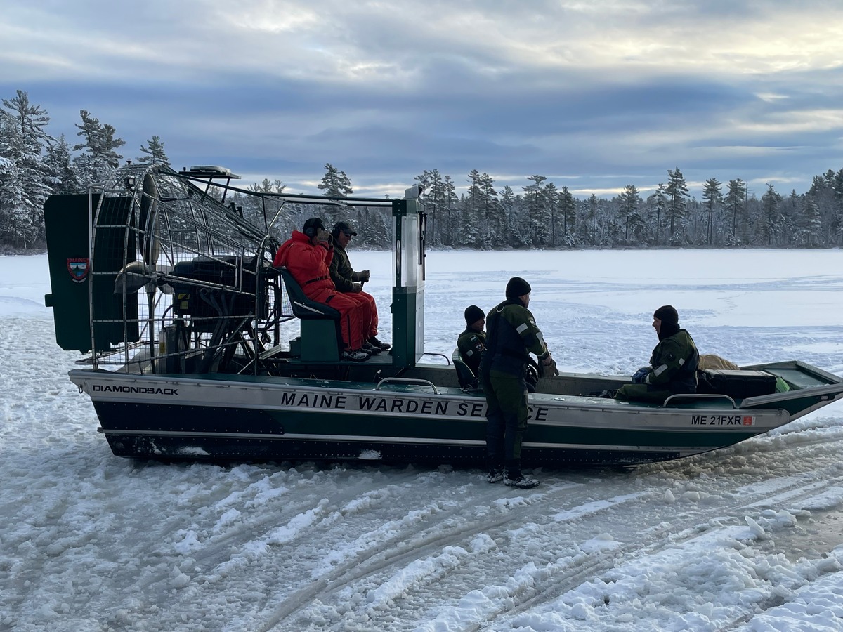 Allen Cole Jr., 74, was riding his snowmobile with his dog on Seboeis Lake, where he was looking for ice fishing spots.