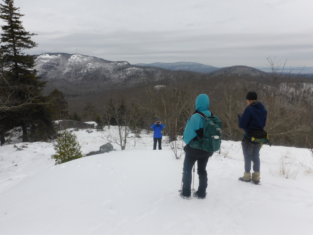 The hike up Spruce Mountain is relatively short and offers exceptional views of Mirror Lake and Penobscot Bay.
