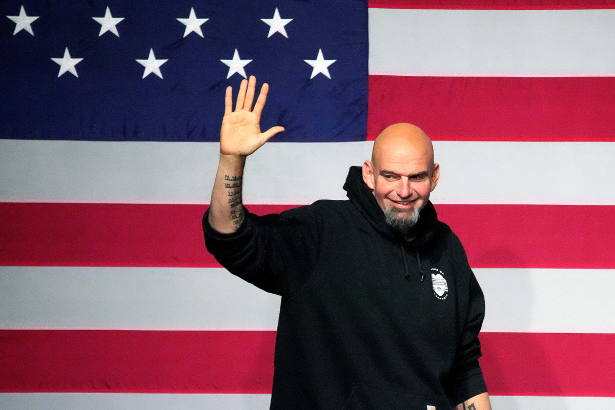 Initial tests did not show evidence of a new stroke, a spokesperson for John Fetterman said.
