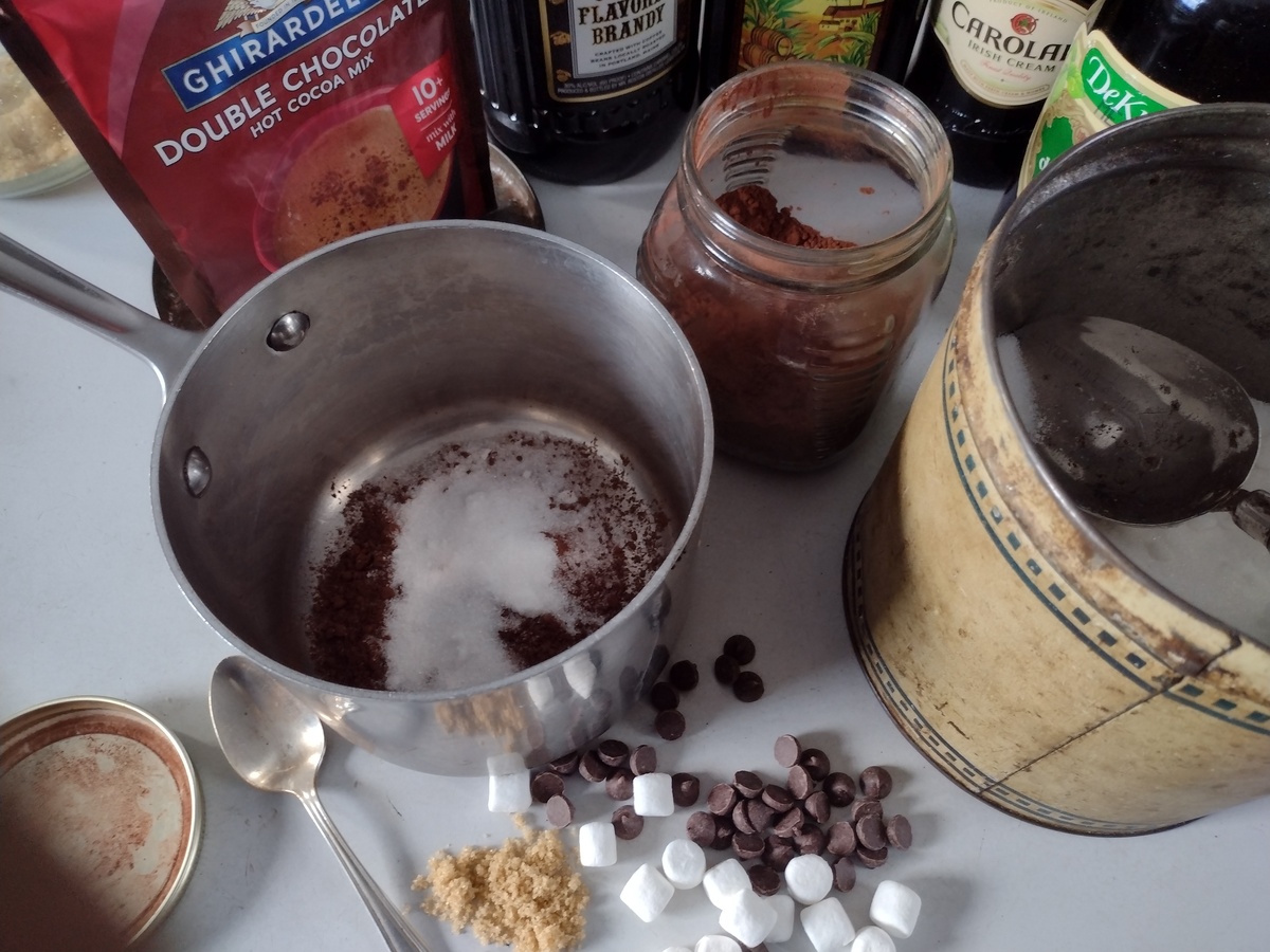 You can customize this decadent hot cocoa recipe any number of ways — with or without spirits.