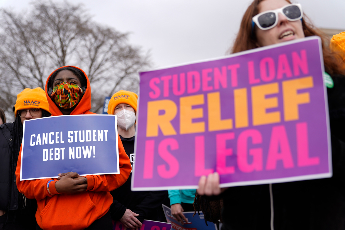 It was not clear that any of the six Supreme Court justices appointed by Republican presidents would approve of the student debt relief program.