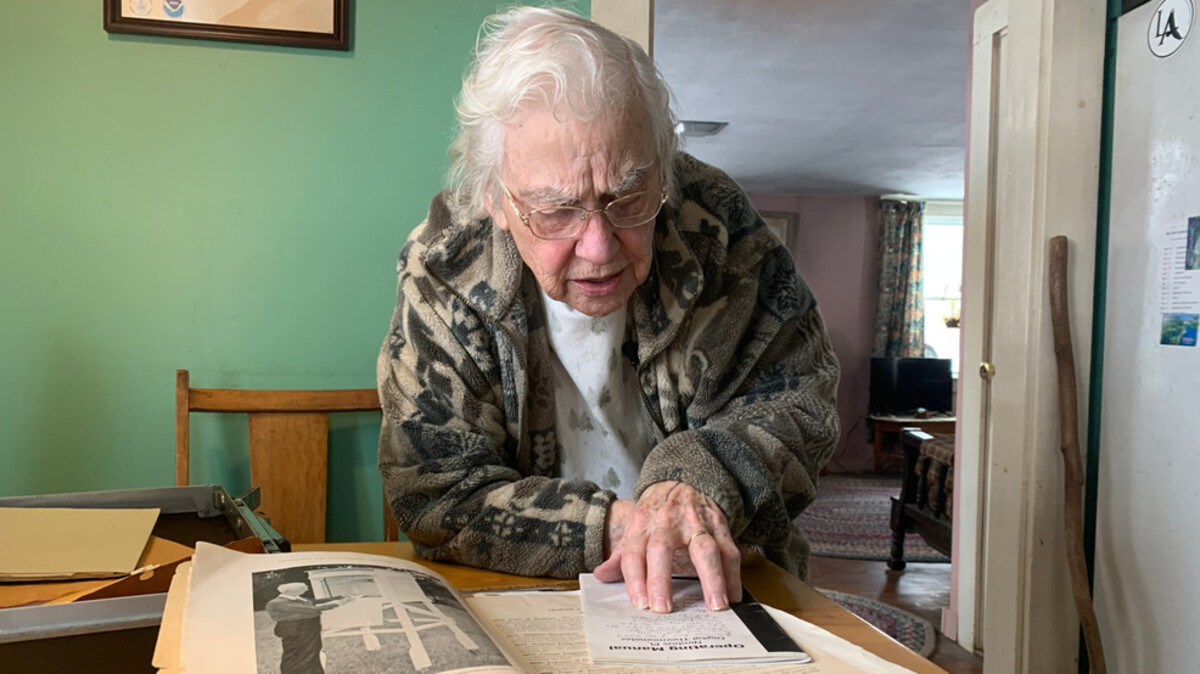 Arlene Cole started tracking the weather 65 years ago after she took over as a weather watcher for a friend who died.