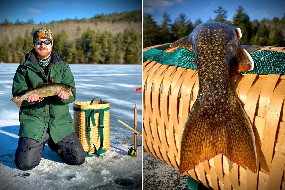 BDN Outdoors contributor Chris Sargent thought he had caught a brook trout. It turned out to be "the most beautiful splake I’d ever seen."