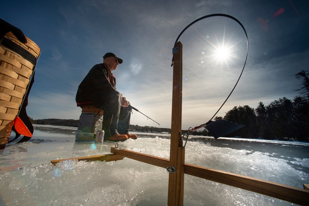 Many Maine water bodies are seeing diminishing ice thickness and even ice out happening earlier and earlier.