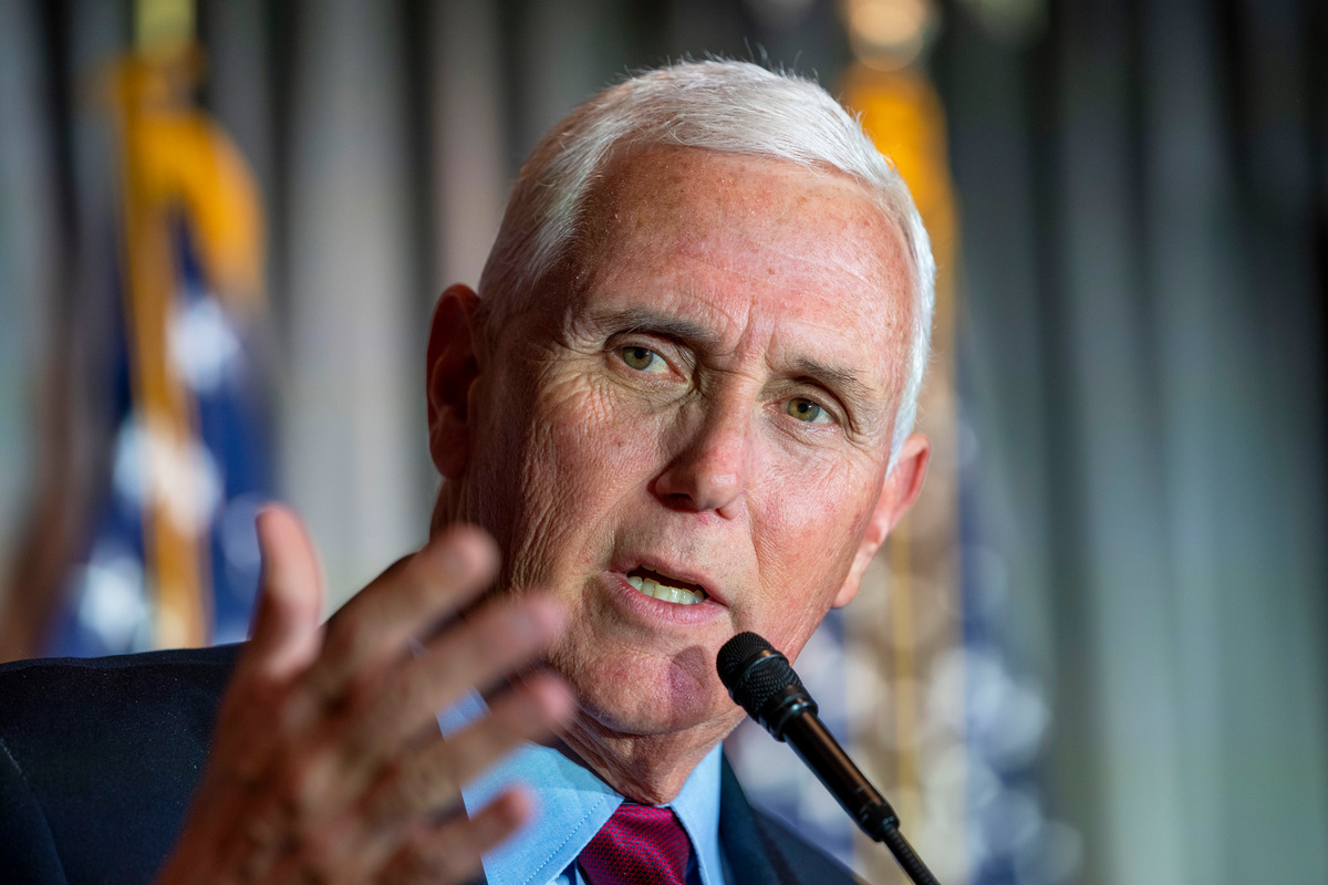 Mike Pence's remarks were his sharpest condemnation yet of his former boss.