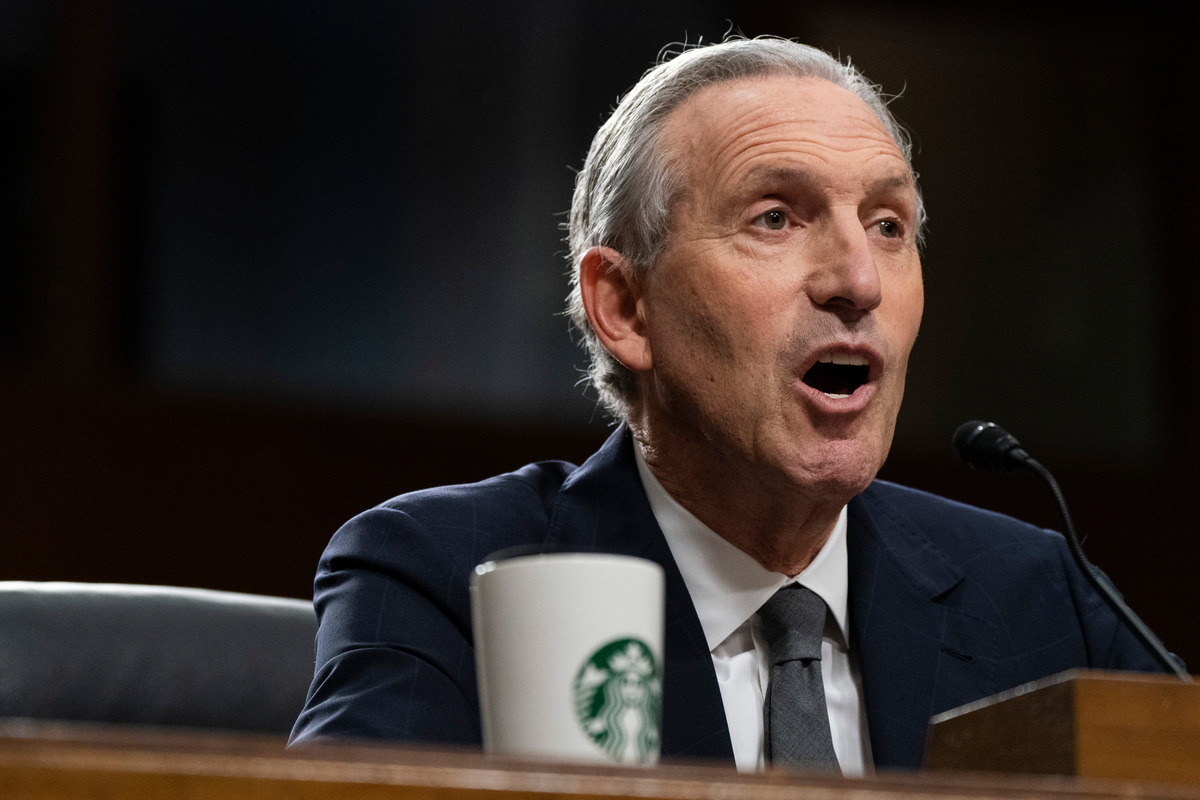 Former Starbucks CEO Howard Schultz testified Wednesday before a Senate committee about his company's tactics during a wave of unionization drives.