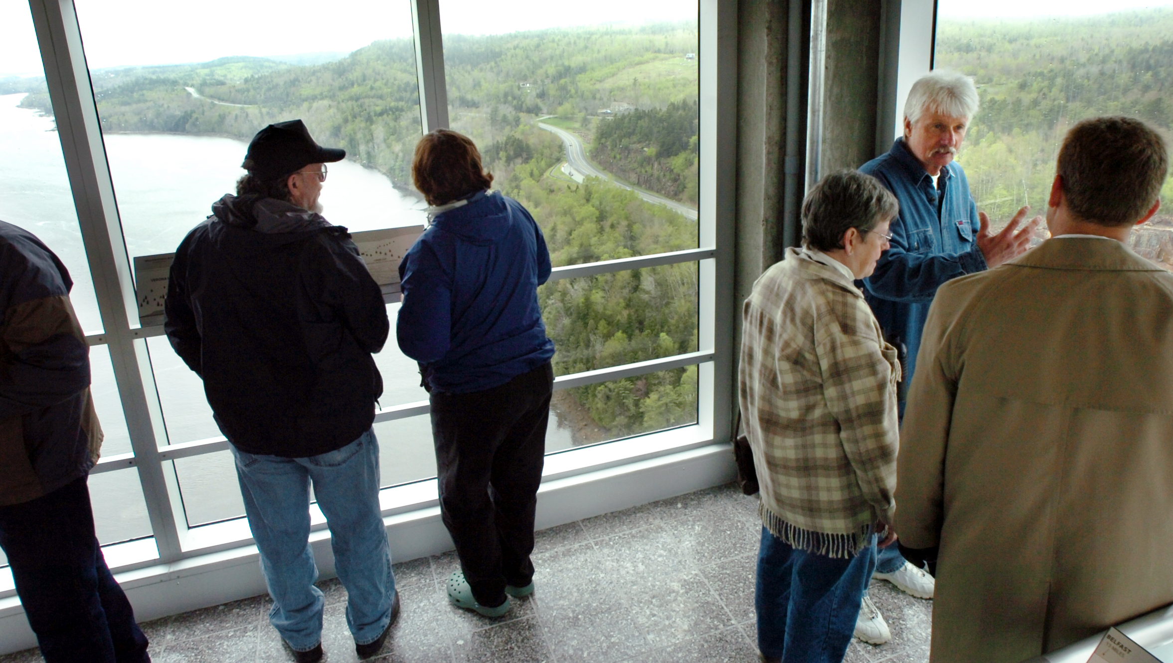 The Penobscot Narrows Bridge Observatory is the tallest public bridge observatory in the world.