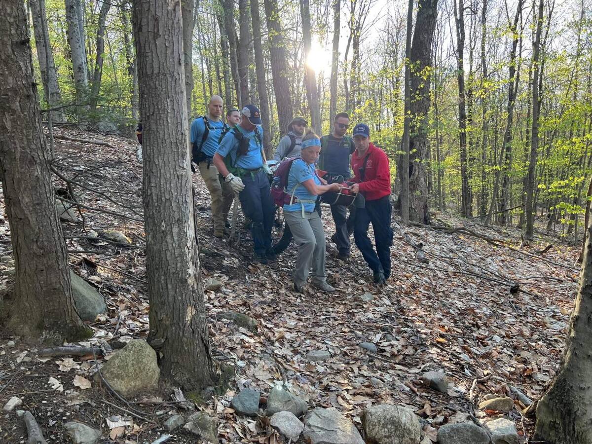 Brittany Kelley, 31, suffered a debilitating back injury after reaching the summit of Mount Major.