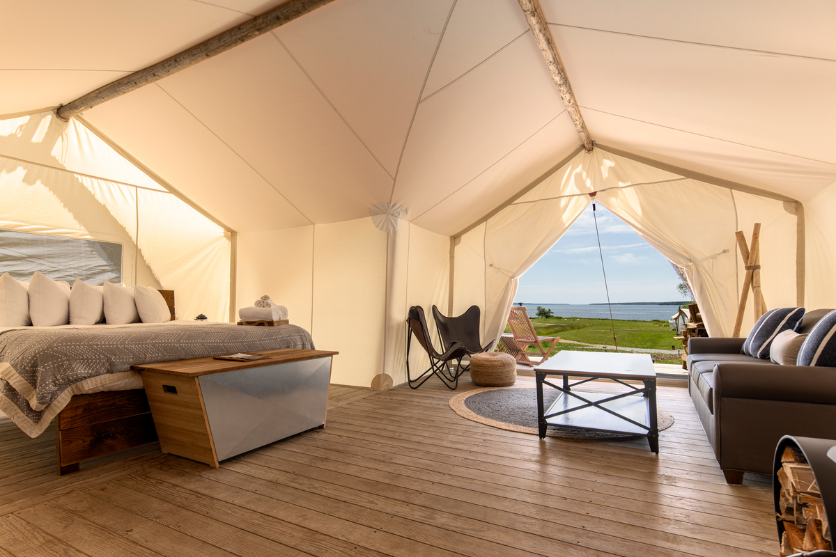 Lamoine will soon decide whether to approve a glamping resort featuring 90 domed units, restaurant and spa.