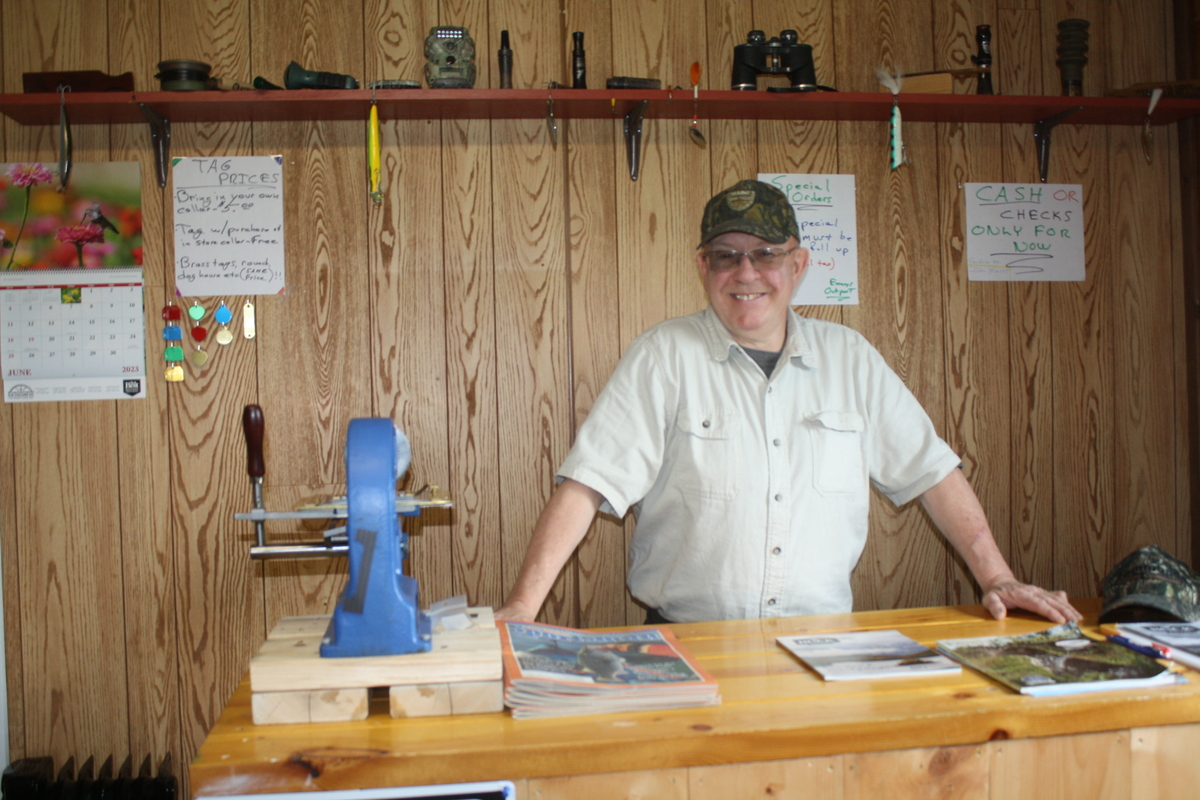 John Karst, who opened Emery's Outpost two weeks ago, fell in love with Aroostook County on hunting trips with his brother and friends.