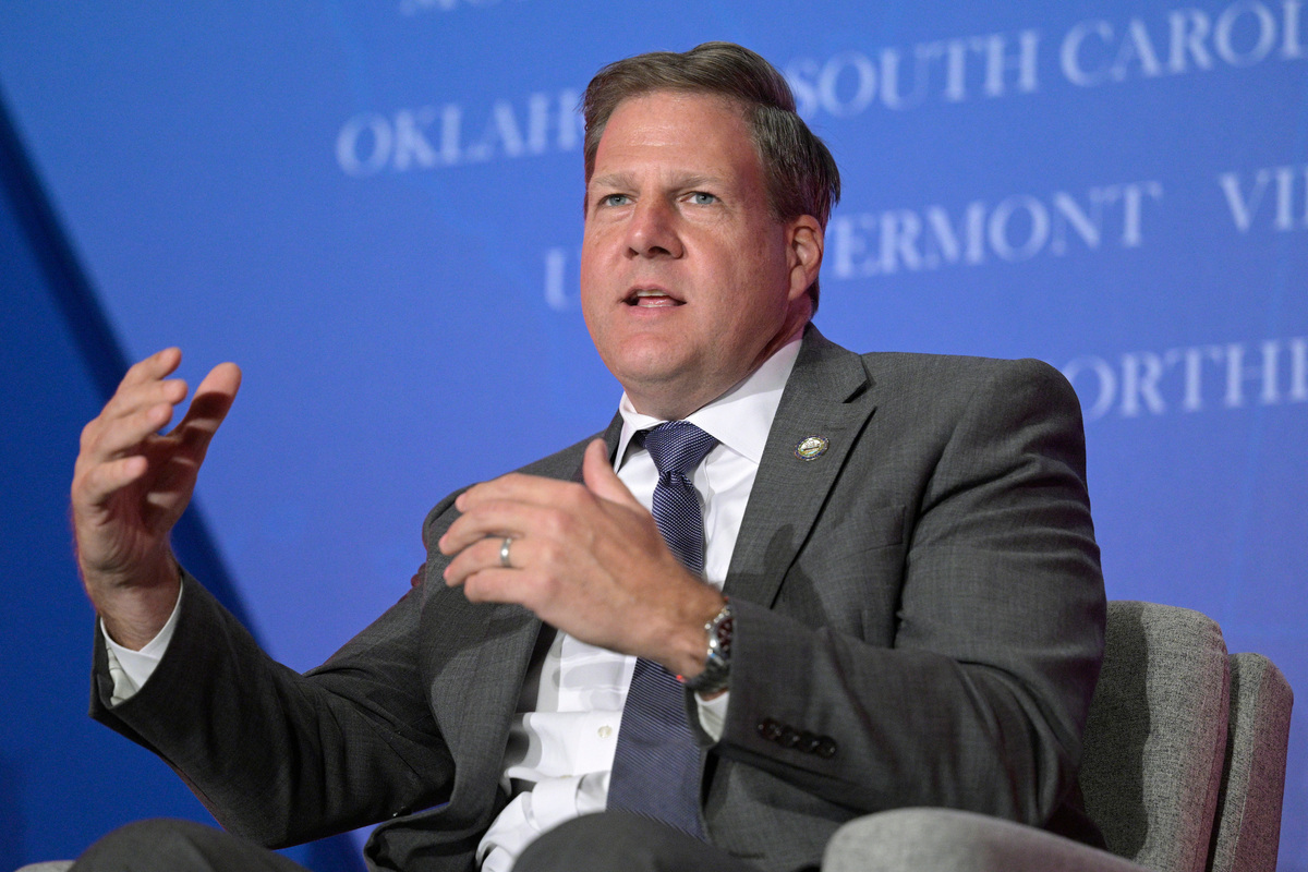 Chris Sununu said a primary election vote for Donald Trump is "effectively a vote for Joe Biden."
