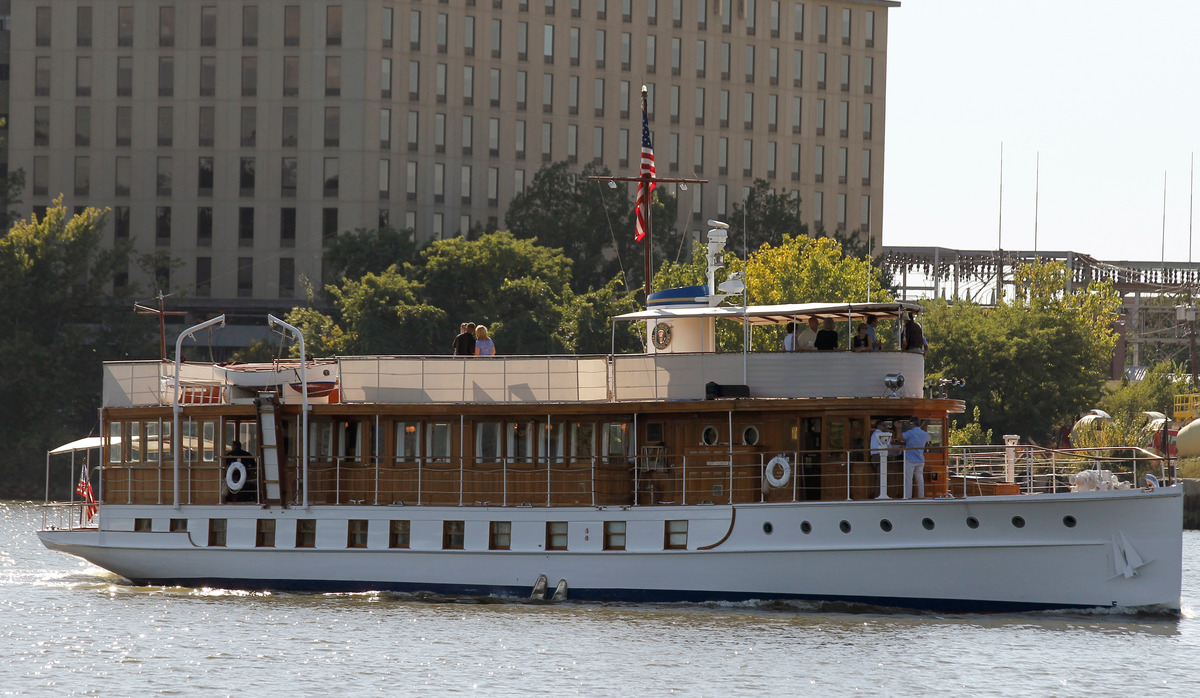 The goal is to find a more suitable location to protect the USS Sequoia from harsh weather and unpredictable tides.
