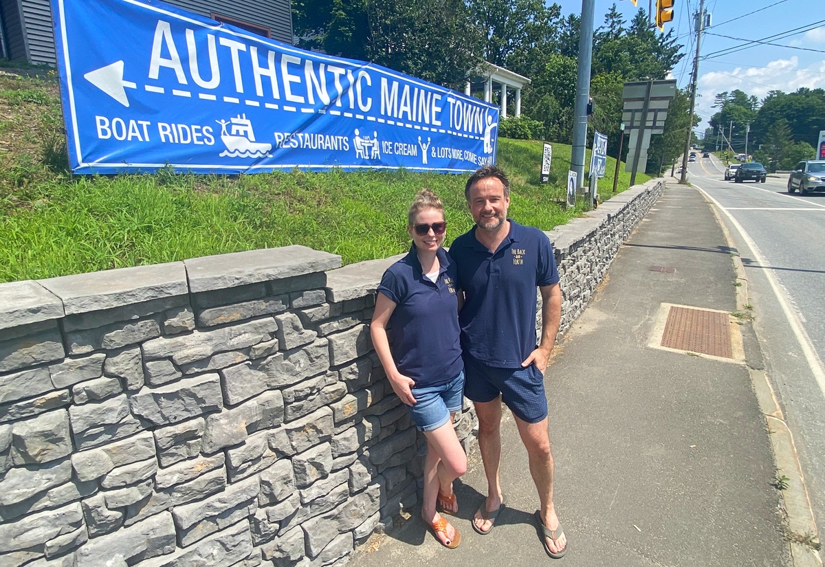 The tourism banners are getting a lot of attention, the kind Bucksport needs years after the Verso Paper mill closed.