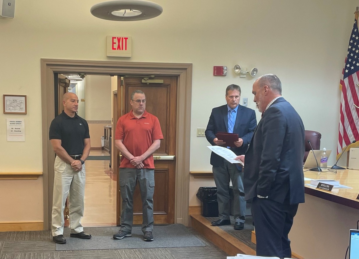 Robert Angelo and James Hassard acted quickly and entered the Union River after the man crashed his truck earlier this month.