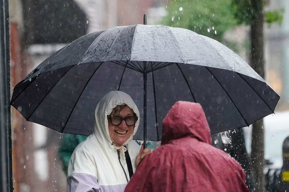 As much as an inch of rain could fall in 30-minute intervals across parts of Maine on Sunday, raising the flood risk.