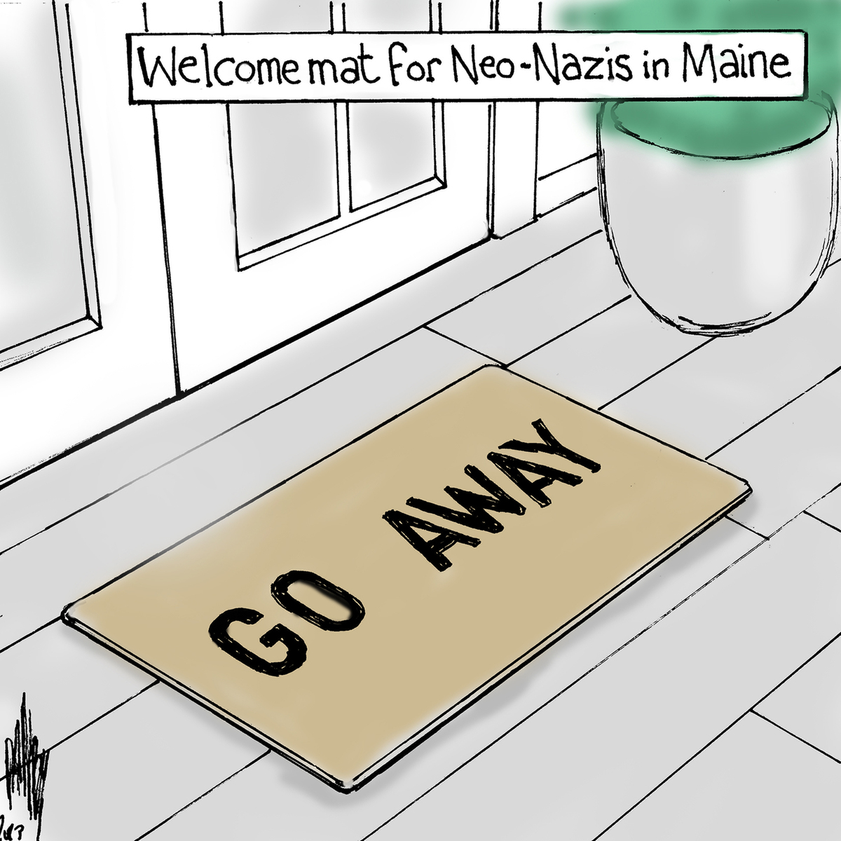 Neo-Nazis aren't welcome here.
