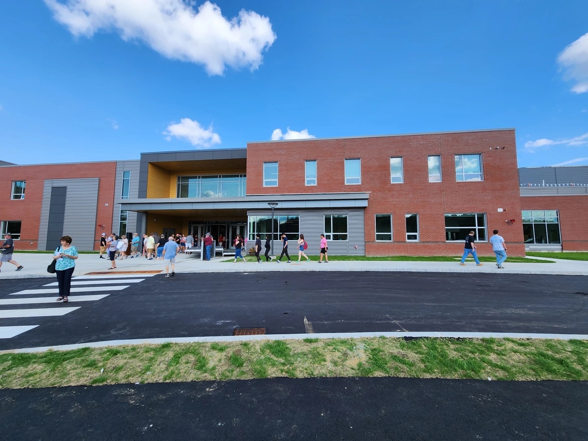 The $126 million facility will replace the old Edward Little High School, which was built in 1961.