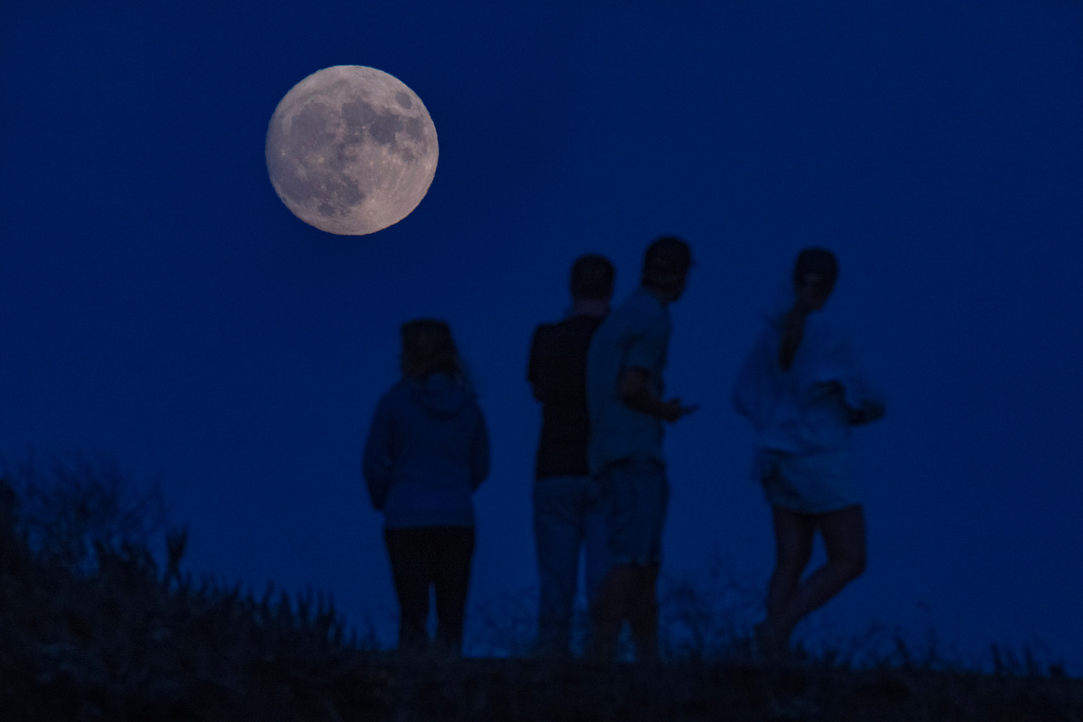 A blue supermoon only happens every 10 to 20 years, and the next two won't happen until January and March of 2037.