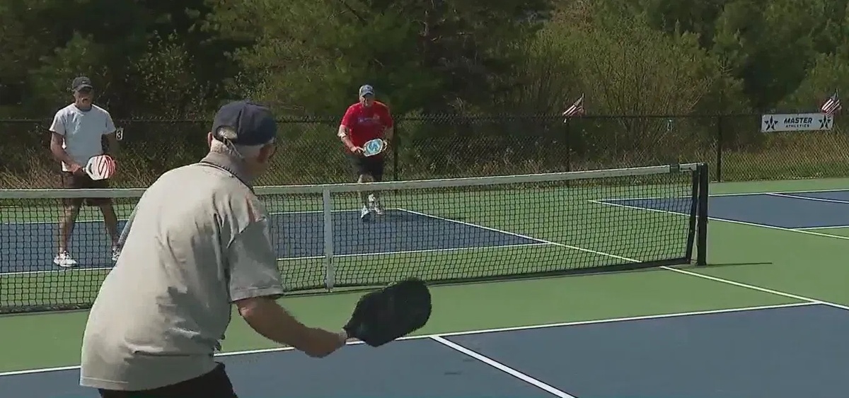 The York Paddle Tennis and Pickleball Club has almost 400 members, and it's open seven days a week and 12 hours a day.