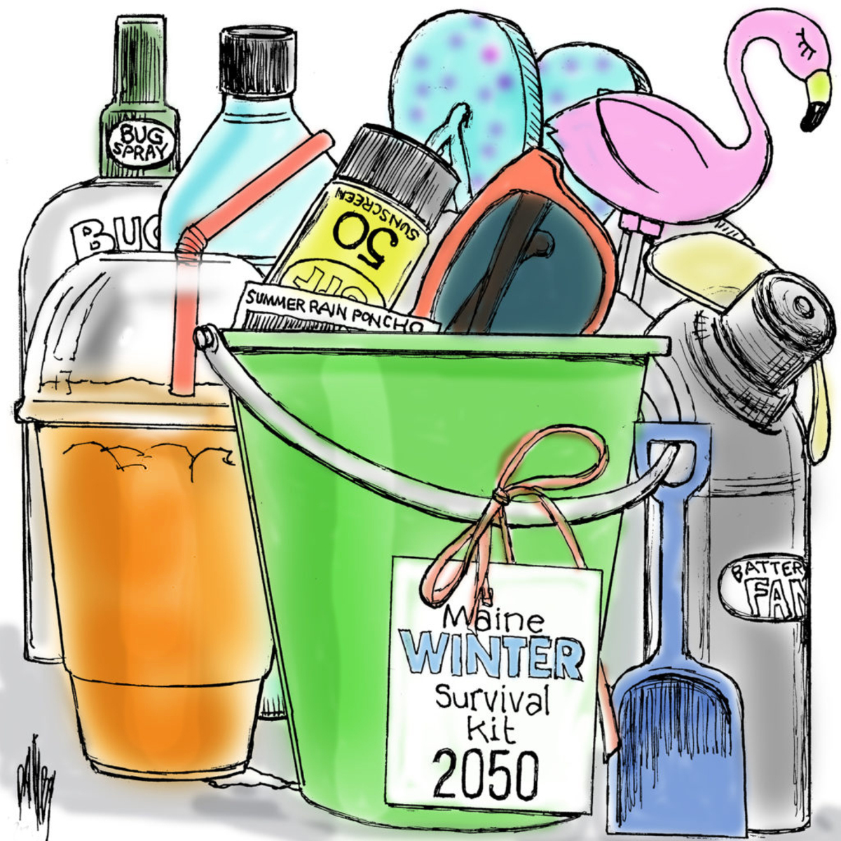 Your Maine winter survival kit for 2050.