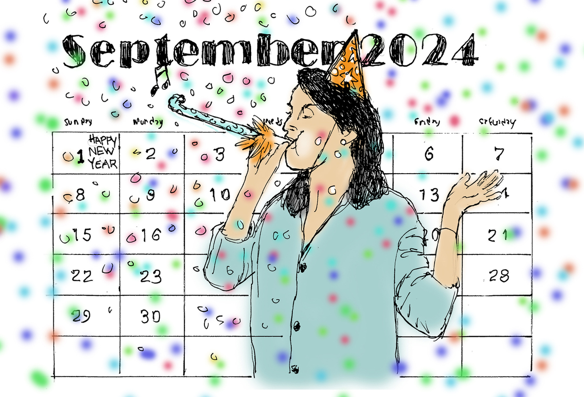 What if we marked the start of the New Year in September?