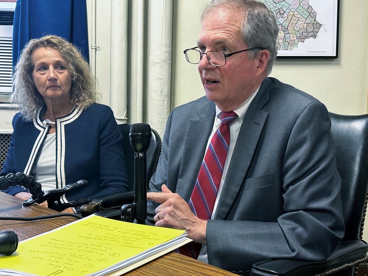 Secretary of State David Scanlan rejected claims that Donald Trump is ineligible to run again under a rarely used clause under the 14th Amendment.