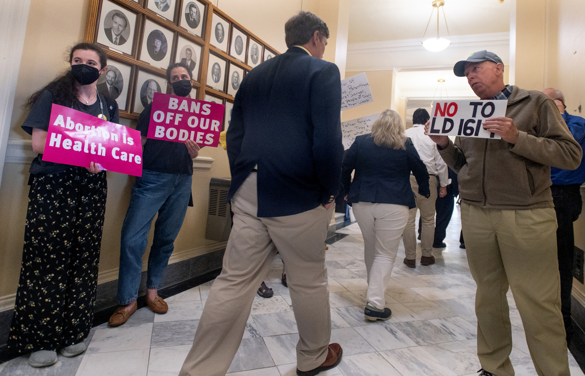 Data suggest that abortion bans in conservative states have pushed up numbers in states like Maine where access remains protected.