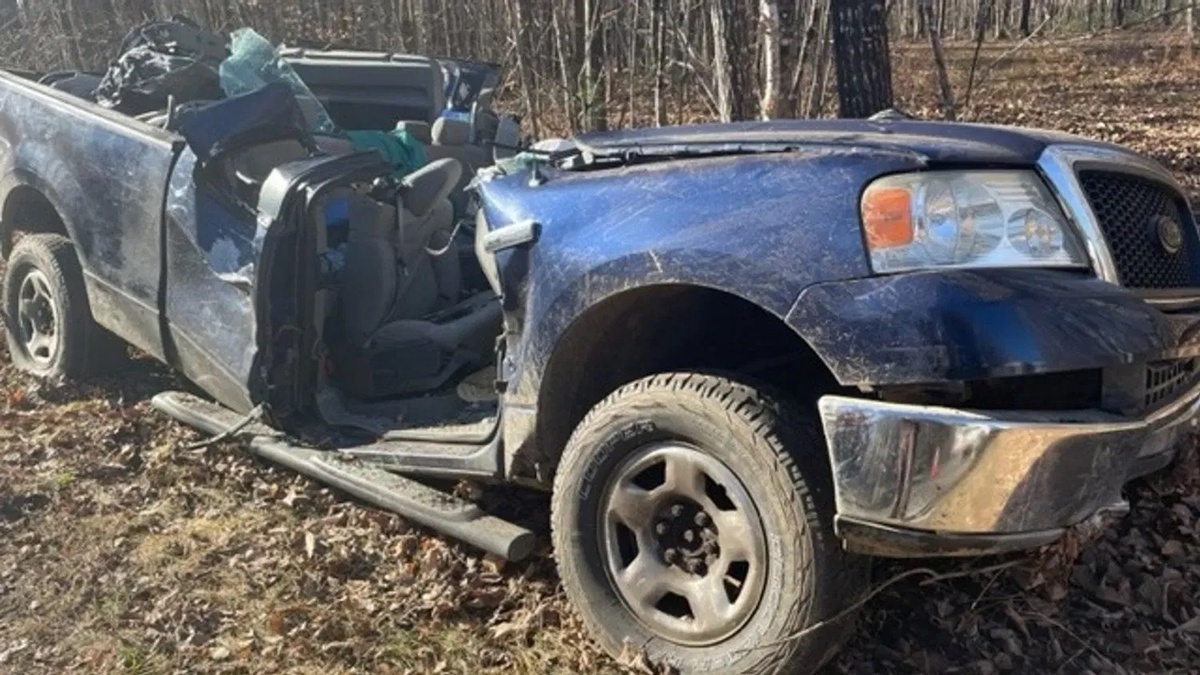 James Troy, 65, was driving his pickup truck south on Chapman Ridge Road when he left the road and crashed into a ditch.
