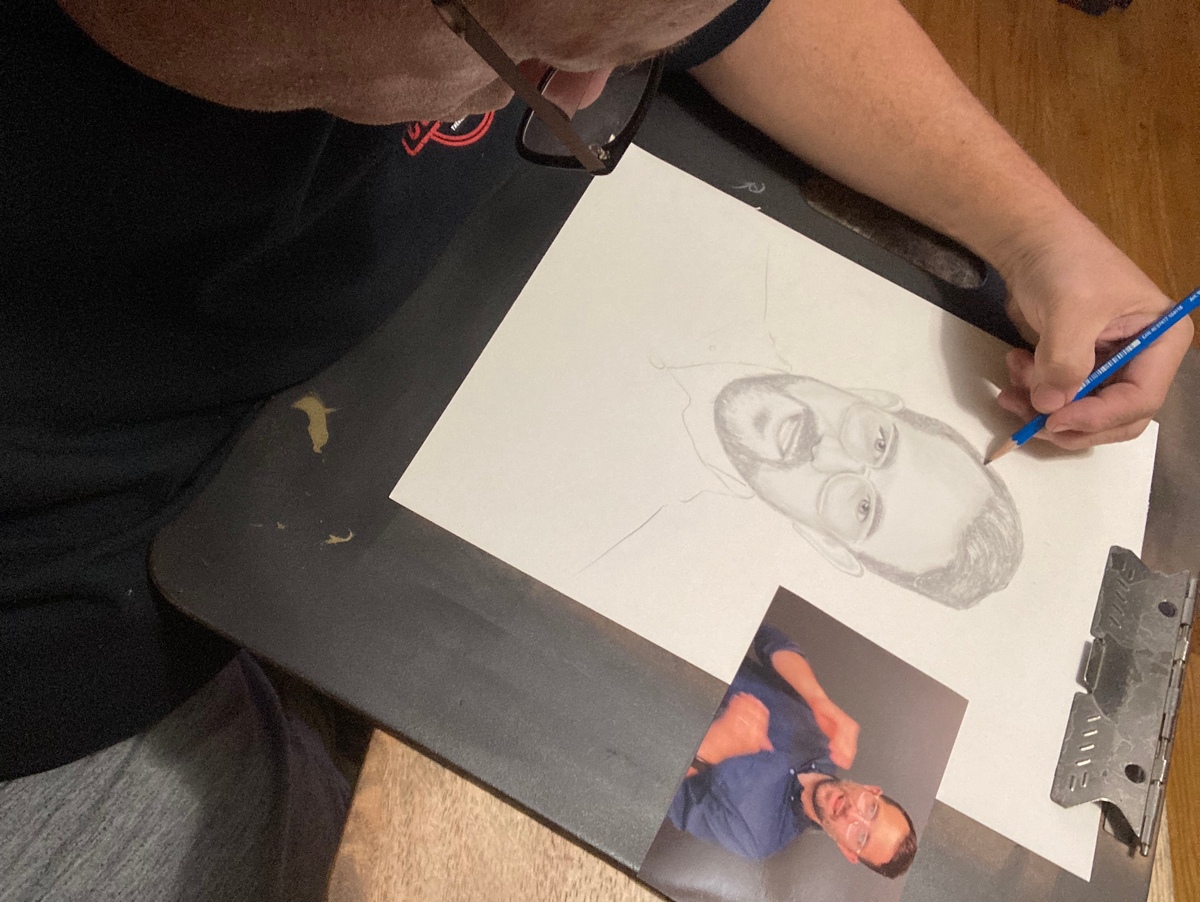 After making portraits of the victims of the 2017 mass shooting in Las Vegas, Ron Moore Jr. estimates he has made 420 portraits of victims.