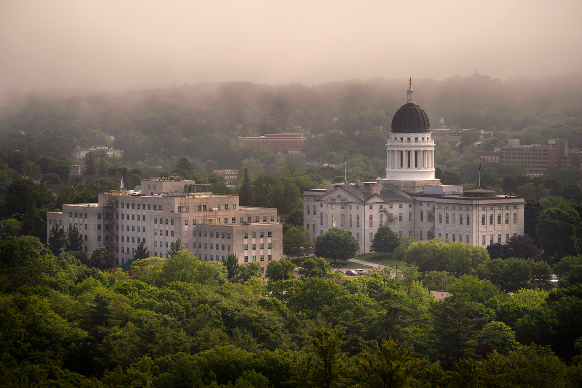 The white powder was discovered Tuesday afternoon while mail was being processed in the Burton M. Cross Building.