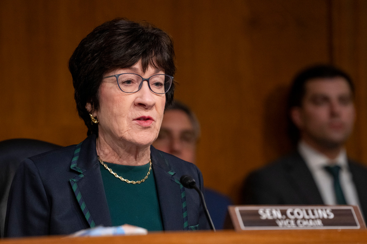 U.S. Sen. Susan Collins is planning to propose legislation directing the military trigger yellow- or red-flag laws.