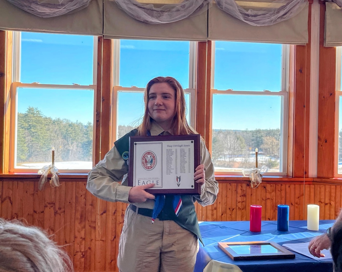 More than 17 Maine girls have advanced to the rank of Eagle Scout, including Kaylin Grogg who achieved that in just two years.