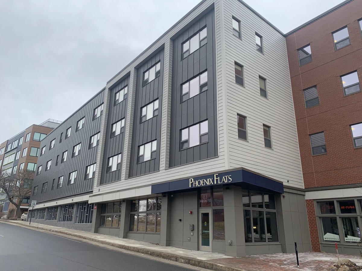 The nonprofit Community Housing of Maine opened Phoenix Flats, a 45-unit apartment building for older Mainers, people with disabilities and "long-term stayers" at Portland homeless shelters, back in June.