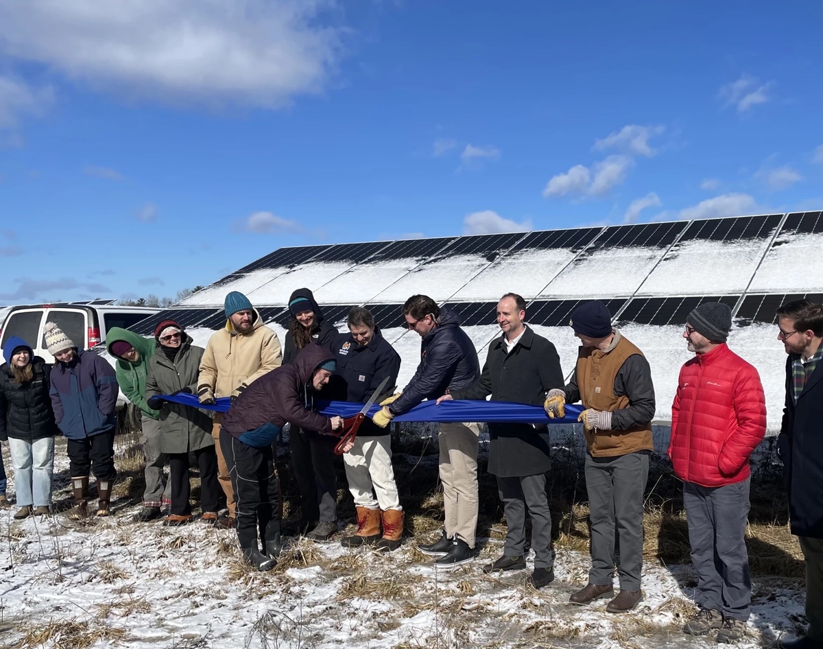 The Hampden solar farm will power the Bangor Water District, the College of the Atlantic and other local institutions.
