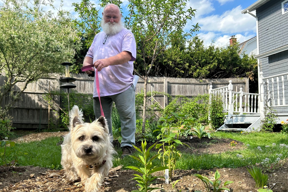 Multiple generations came together to build this Bangor pollinator garden