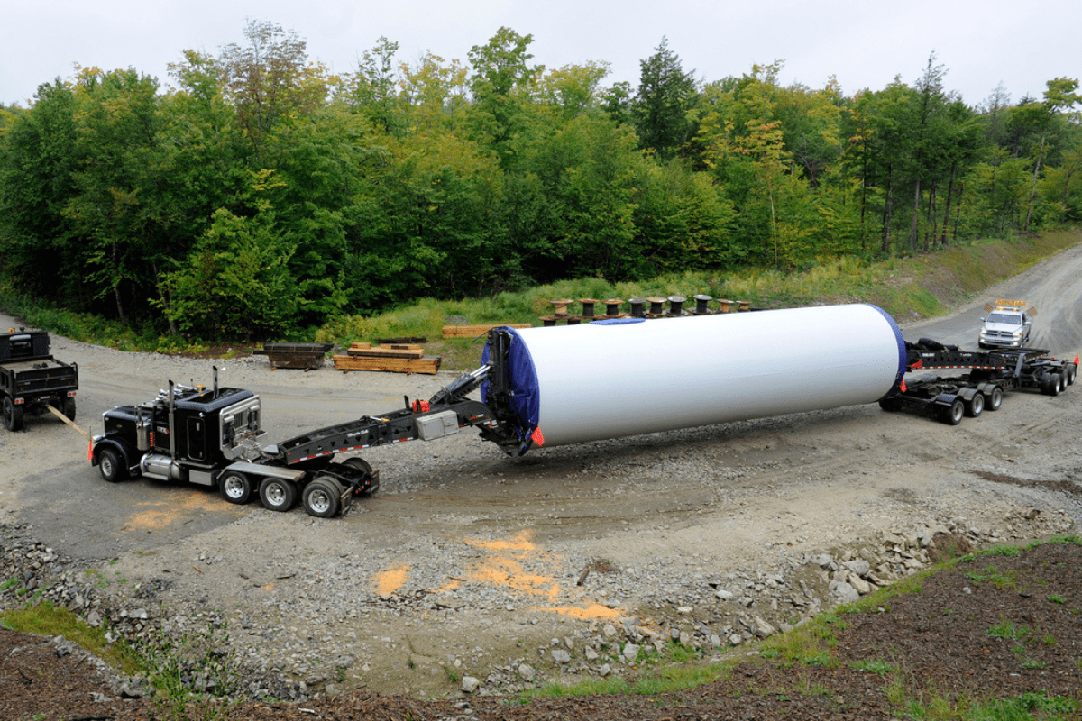 Large wind turbine parts will soon be trucked through Hancock County