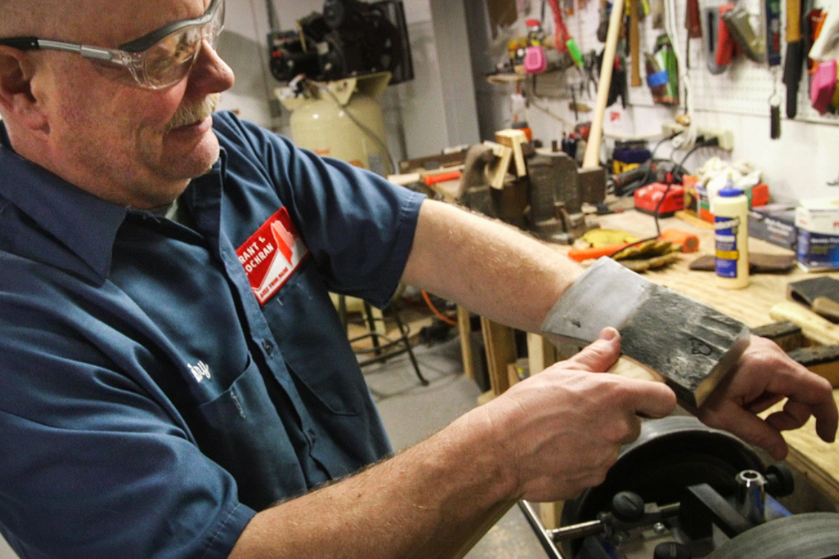 This former president’s rare ax sheds light on Maine manufacturing history