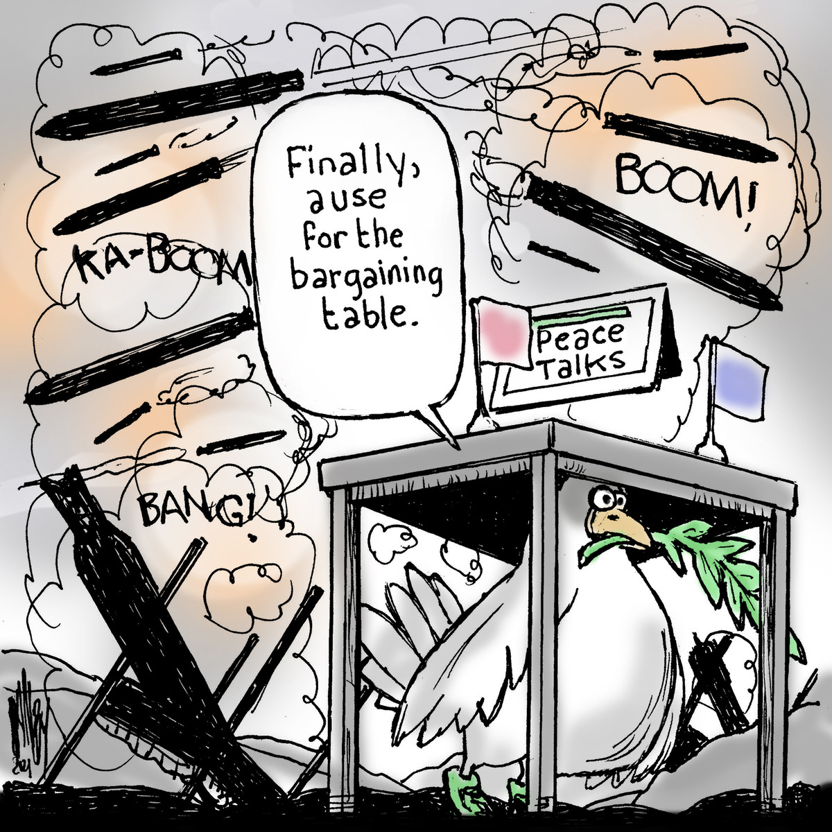 The bargaining table