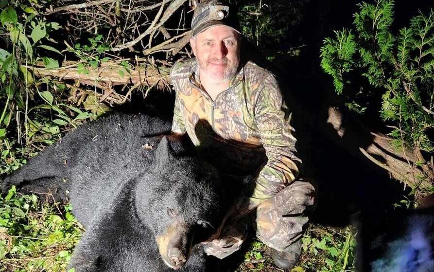 He shot a big Maine bear with a homemade rifle