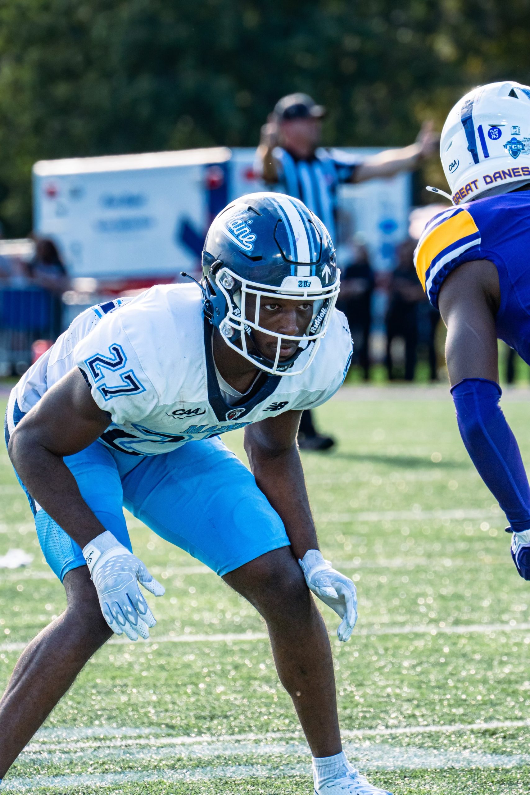 Late interception clinches UMaine football win over Albany