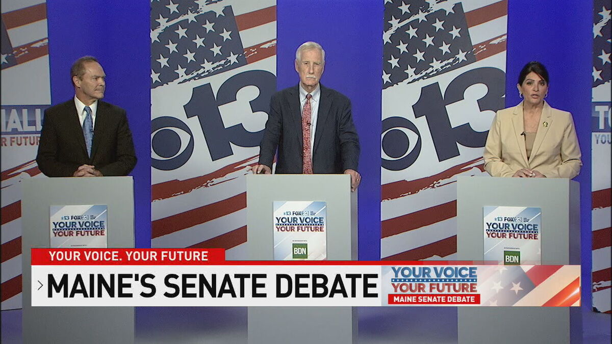 What we learned from the 1st debate between Angus King and 2 challengers