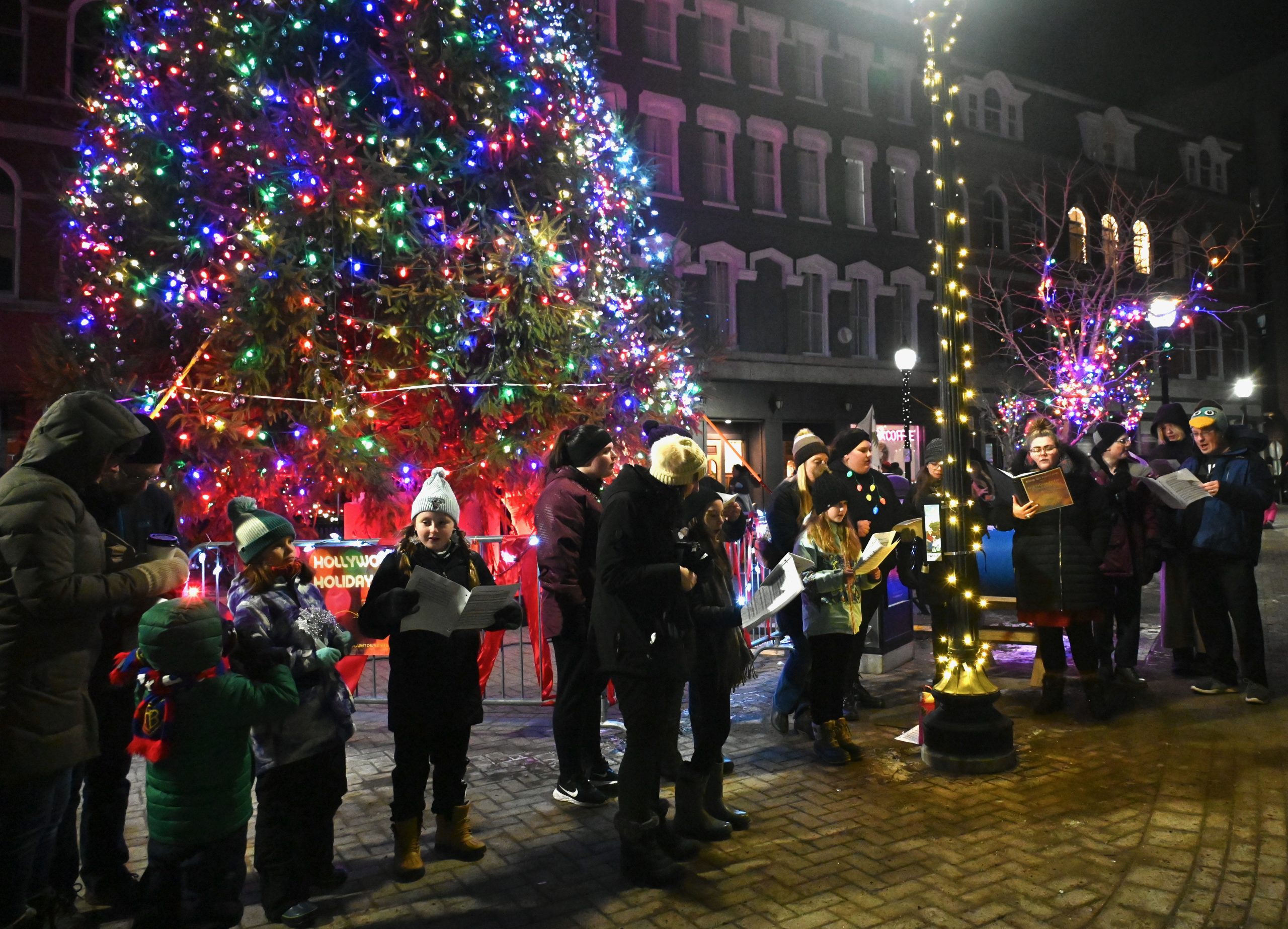 Hundreds gather in downtown Bangor for Festival of Lights parade