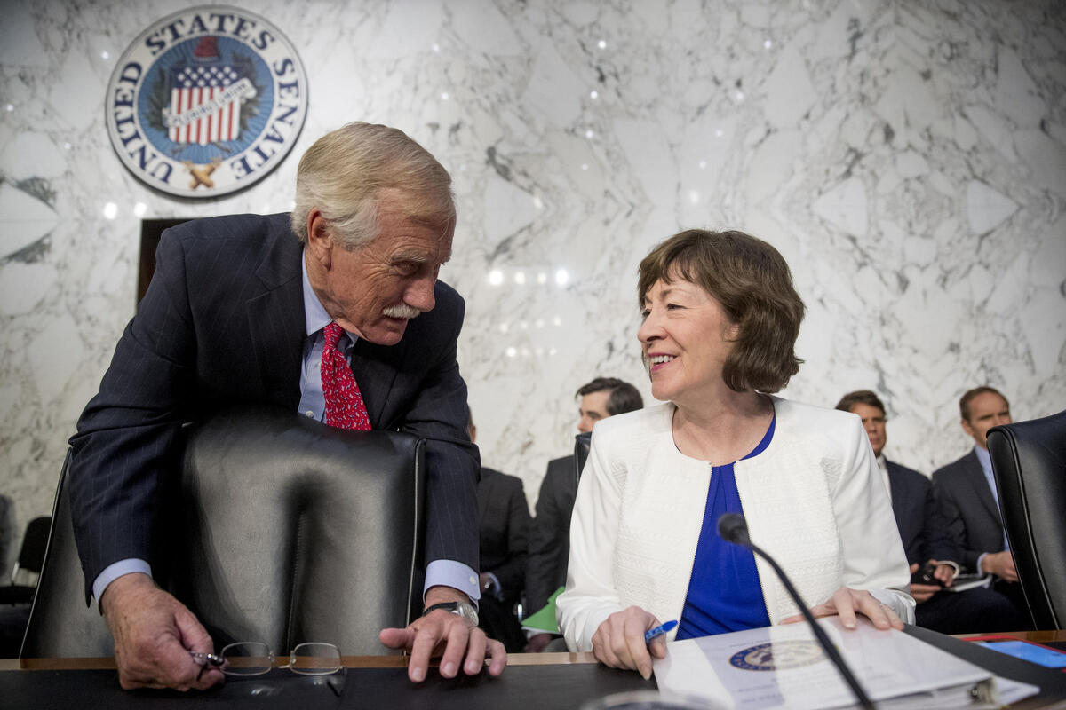 Susan Collins and Angus King quiz Trump’s spy chief nominee