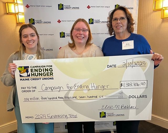 Sebasticook Valley FCU donates more than $46,000 to Maine Credit Unions’ 2024 End Hunger Campaign