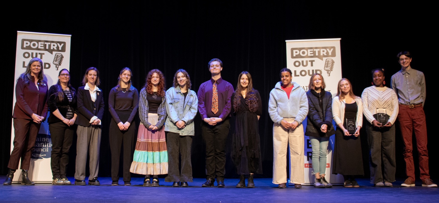 Dawe named Maine State Champion at 20th anniversary of Poetry Out Loud