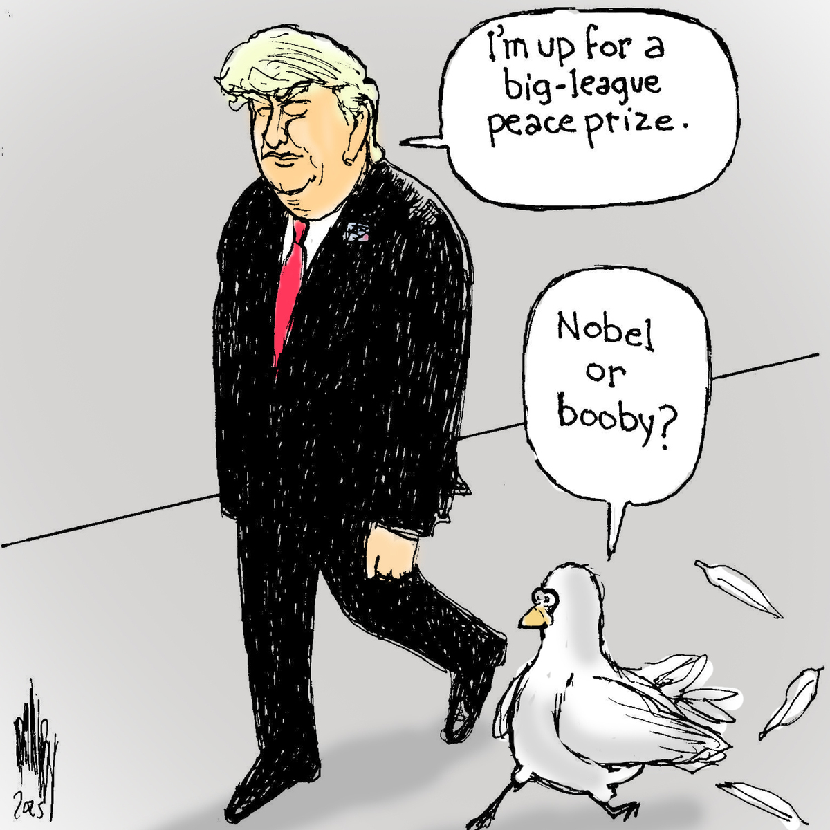 Bigly peace prize