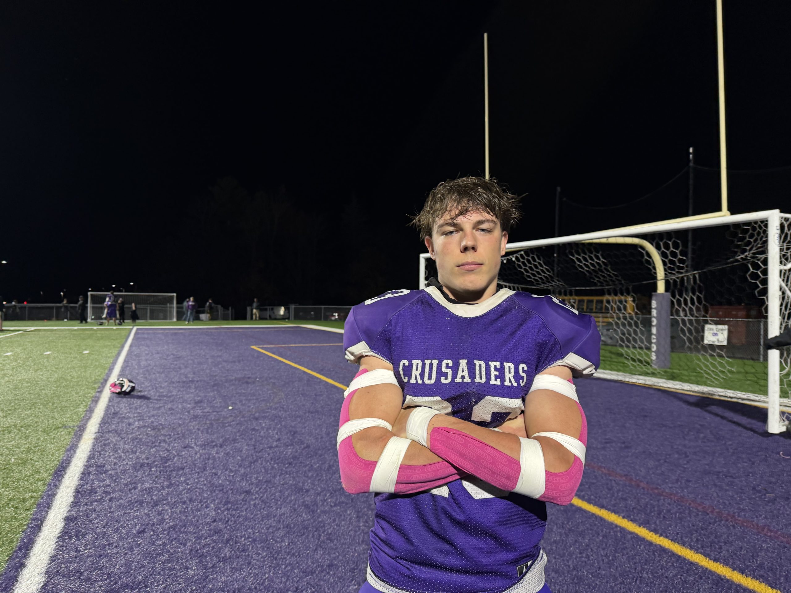 This triple threat scores touchdowns, nabs interceptions and drills clutch kicks 