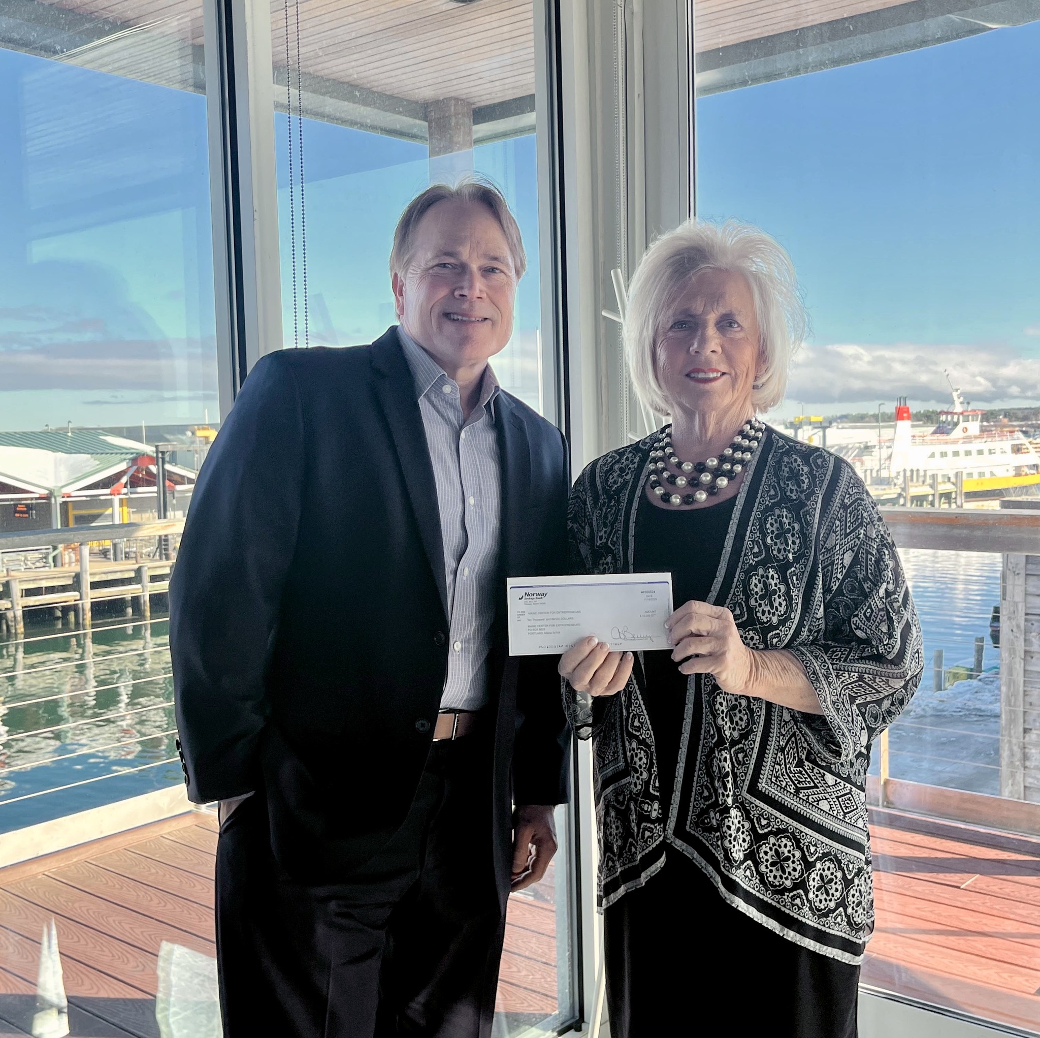 Norway Savings Bank continues longtime support of Maine Center for Entrepreneurs with $10,000 sponsorship