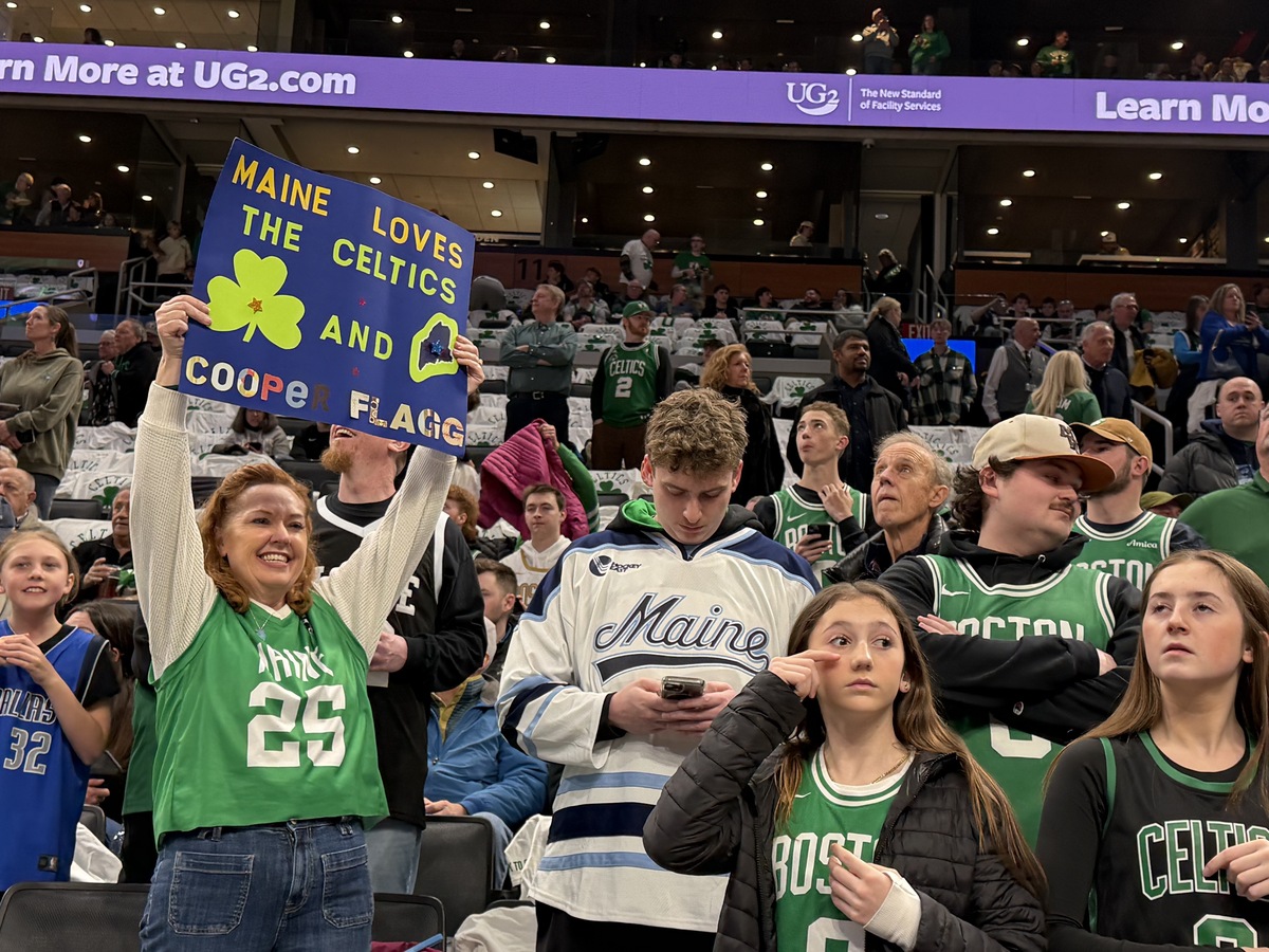 Maine fans take over the TD Garden for Cooper Flagg’s New England return