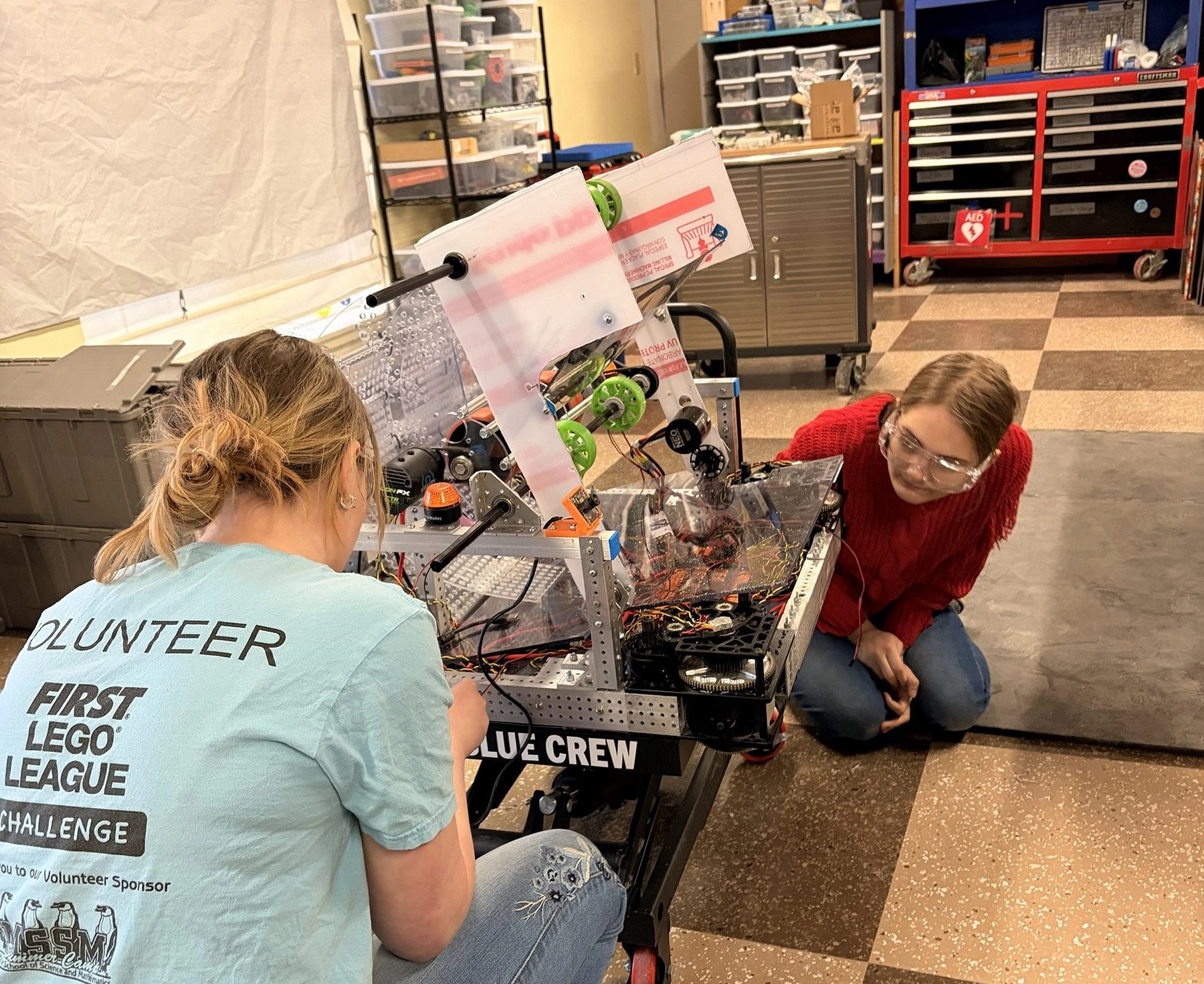 bangordailynews.com - BDN Community - UMF welcomes Blue Crew High School Robotics Team to campus for the 2026 season
